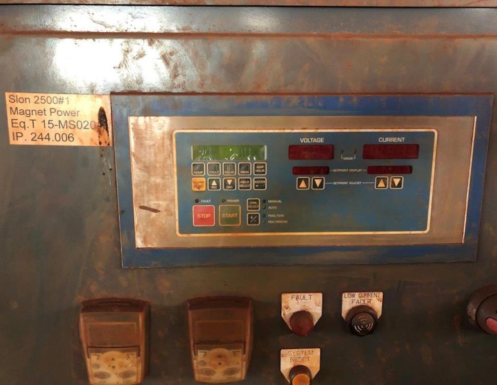 3 Units - Outotec Slon Model 2500, 15 Hp Primary Vphgms Magnetic Separators)